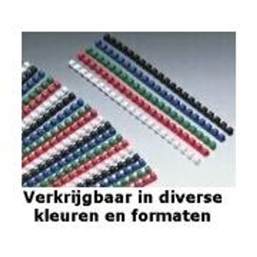 Gbc Peignes De Reliure Combbind Bleu 6 Mm (100)