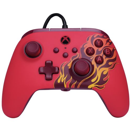 PowerA Manette filaire Advantage pour Xbox Series X|S - Flammes rouges