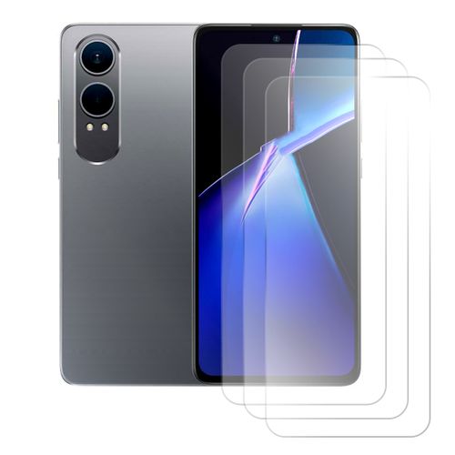 Lot de 3 verres trempé pour OnePlus Nord CE4 Lite 5G 6.67"" - Film de protection - Visiodirect -
