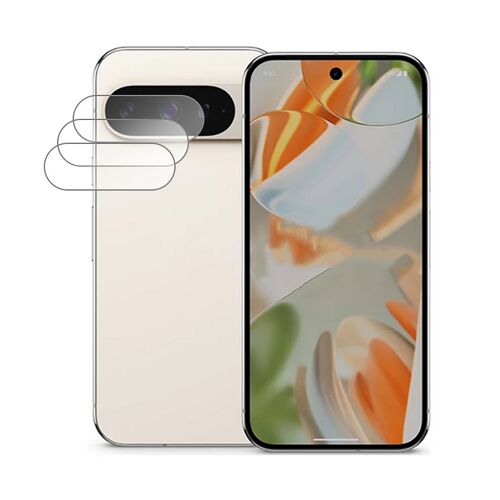 Lot de 3 Verre trempé camera, protection d'objectif arrière pour Google Pixel 9 Pro XL 5G 6.8"" GGX8B, GZC4K, GQ57S - Visiodirect -