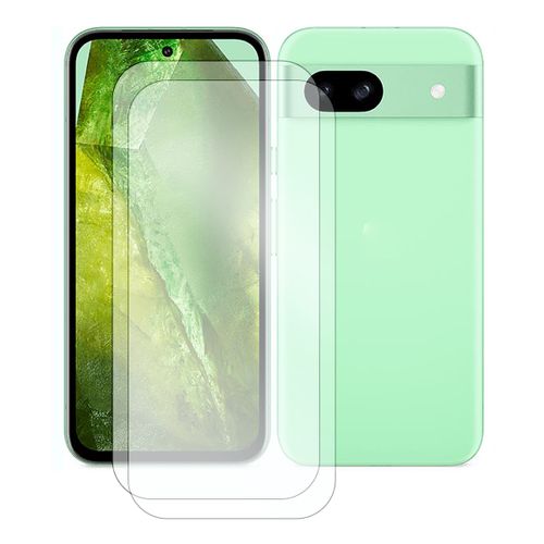 Lot de 2 verres trempé pour Google Pixel 8A 5G 6.1"" GKV4X, G6GPR, G8HHN, G576D - Film de protection - Visiodirect -