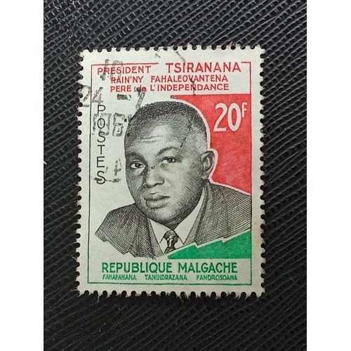 Timbre Madagascar Y T 355 Le Président Tsiranana, Père De L'Indépendance 1960 (091209 )