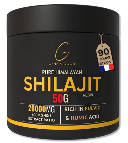 Shilajit Pure 50g - Résine De Shilajit Himalaya Purifiée - Himalaya Bio - Approvisionnement Pour 3 Mois - 