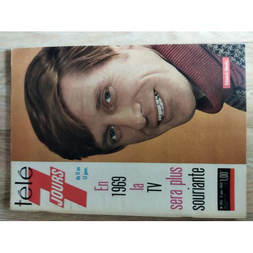 Télé 7 Jours 455 Edward Meeks André Lawrence Christian Barbier Arletty Agnès Delaroche