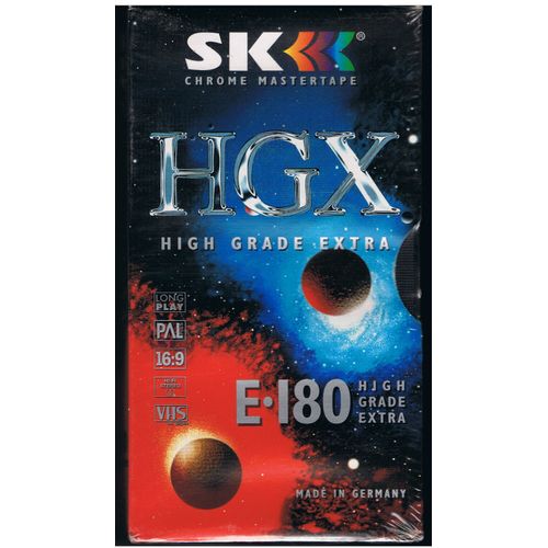 Lot 2 cassettes VHS neuves SK HGX E-180.