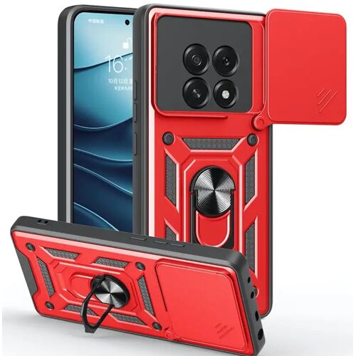 Coque pour Oppo A5 4G / 5G - housse etui rigide anti choc + verre trempe - ROUGE
