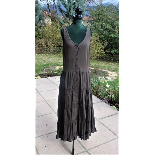 Très Belle Robe /Jupon Marella Avec Jolie Dentelle En Bas Et Ouverture Totale Devt .Taille Étiquetèe:2 En Fait 40