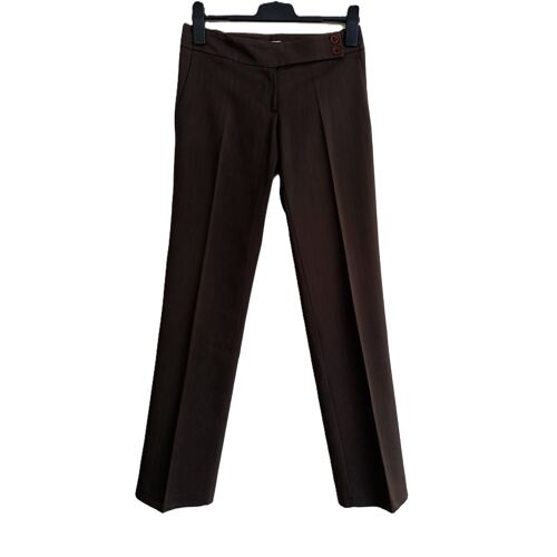 Pantalon Raye Marron Ton Sur Ton. Hippocampe. Taille 36