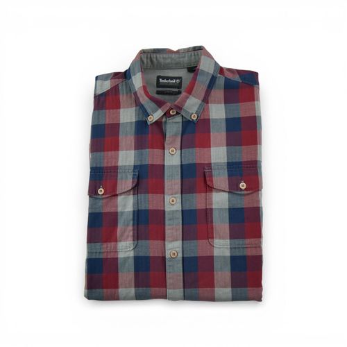 Reconditionné - Chemise Classiques Homme À Carreaux - Taille L - Homme - Rouge