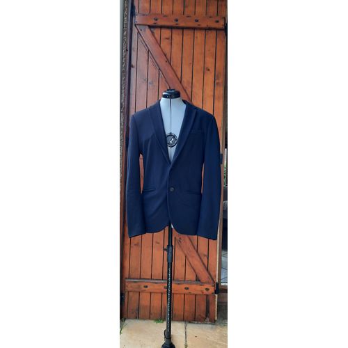 Blazer Noir, Homme, Zara, Taille S