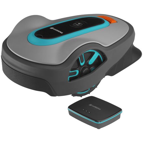 Gardena SILENO life Tondeuse à gazon robot Batterie Noir, Bleu et Gris