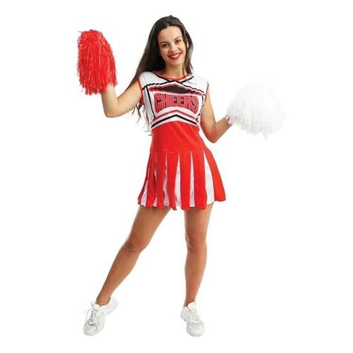 Déguisement Pom Pom Girl Femme - Ptitclown - Rouge - Adulte - Polyester