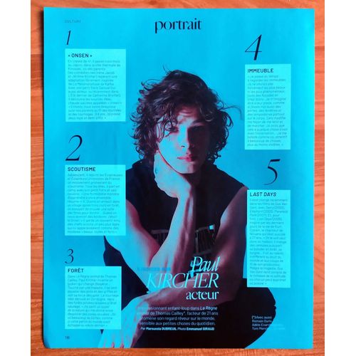 Marie Claire N°854 - Paul Kircher - Coupure De Presse - Clipping - De 2023