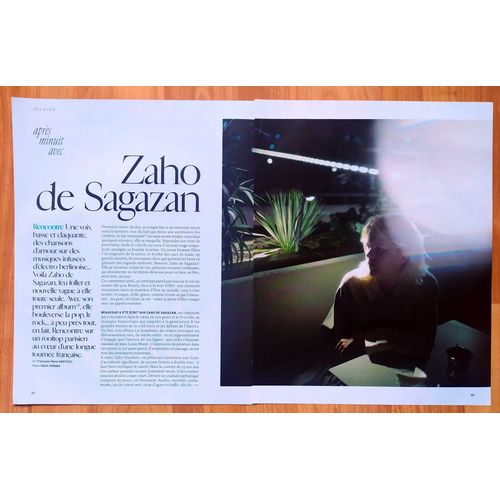 Marie Claire N°854 - Zaho De Sagazan - Coupure De Presse - Clipping - De 2023