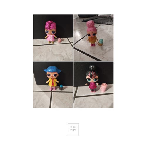 Lot poupées LOL