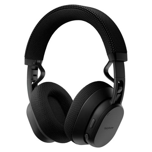 Fairphone FAIRBUDS XL - Écouteurs avec micro - circum-aural - Bluetooth - sans fil, filaire - Suppresseur de bruit actif - USB-C - noir horizon