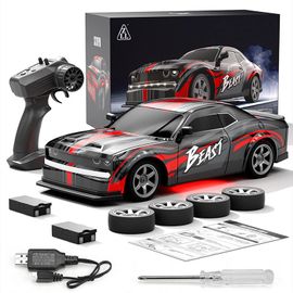 Zll Sg218 Pro 1/16 2.4g 4wd Rc Car Drift Sur Route De Course Rapide Avec Éclairage Led Semi Proportionnel Véhicules Modèle Rtr Jouets-Générique