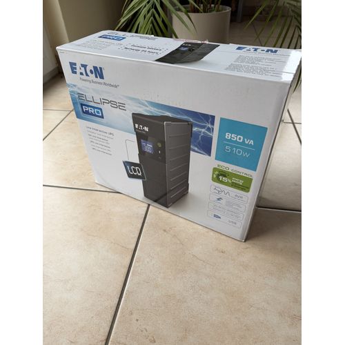 Onduleur Eaton Ellipse PRO IEC, 850 VA, 510 W (Batterie neuve)