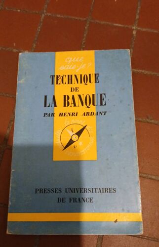 Technique De La Banque Henri Ardant Puf 1ère Édition.