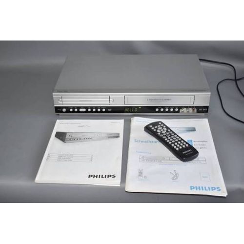 Combiné magnétoscope VHS lecteur DVD PHILIPS DVP3350V