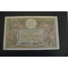 Billet Cent Francs Luc Olivier Merson