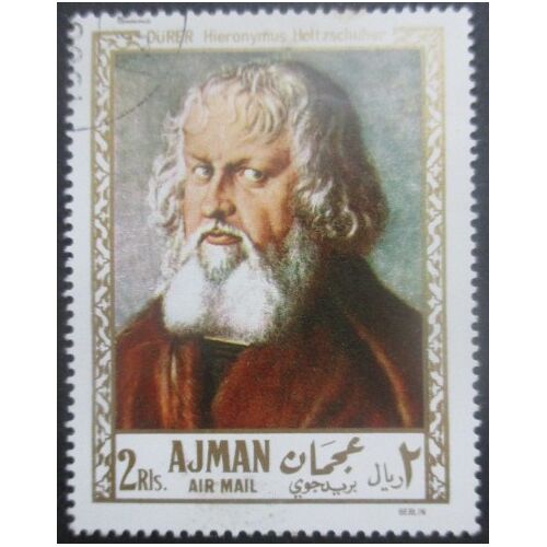 Ajman Poste Aérienne N°26e Tableau De Durer Oblitéré