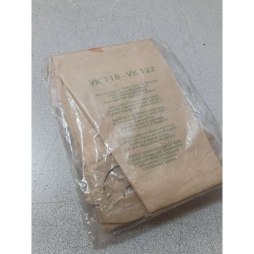 5 sacs sac aspirateur papier poussière vorwerk vk118 vk119 vk120 vk121 vk122 vk 118 119 120 121 122