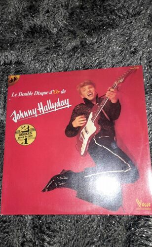 Double Vynile 33t De Johnny Hallyday, Le Double Disque D'Or