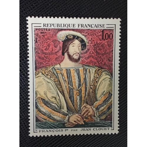 Timbre France Yt 1518 Portrait De François 1 (1494-1547) Par Clouet (1475-1541) 1967 ( 111012 )