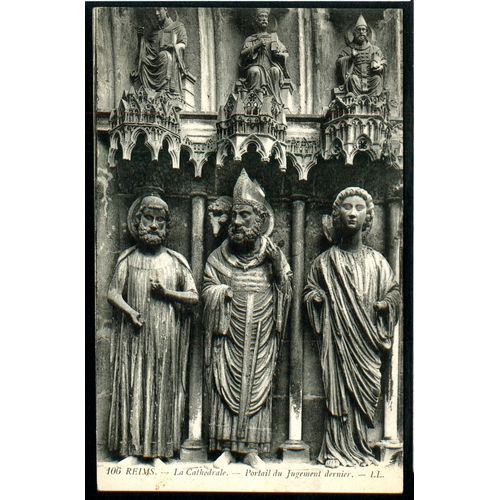 Carte Postale N°106 , Reims , La Cathédrale , Portail Du Jugement Dernier