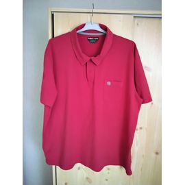 Polo Rouge Marque Atlas For Men Taille 3 Xl Coton Porté Une Seule Fois