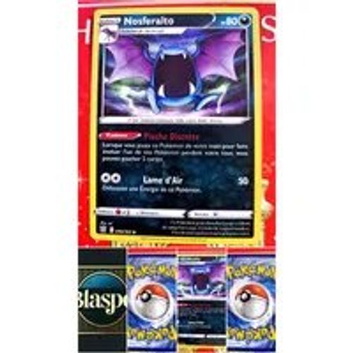 Carte Pokémon Nosferalto 090/163 ¿ Soleil Et Lune ¿ Carte Officielle