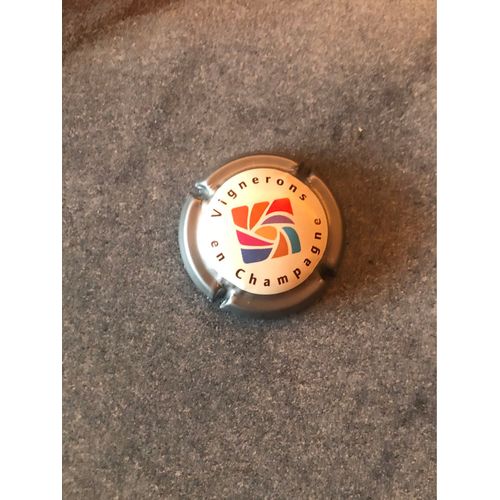Capsule De Champagne Grise Vignerons En Champagne 