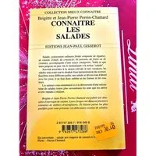 Connaître Les Salades – Brigitte Et Jean-Pierre Perrin-Chattard – Livre De Cuisine – Éditions Jean-Paul Gisserot