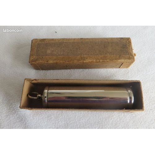 Ancien Poids Pour Horloge Cylindrique Métal /Poaf