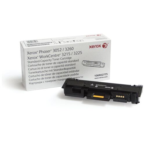 Xerox Cartouche de toner Noir de Capacité standard Phaser 3052/3260, WorkCentre 3215/3225 (1500 pages) - 106R02775