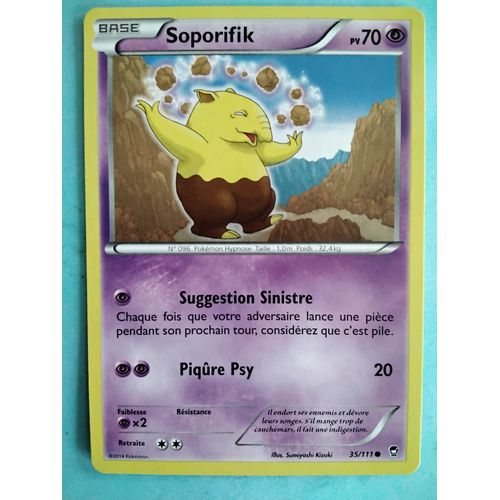 Carte Pokémon N° 096 Soporifik
