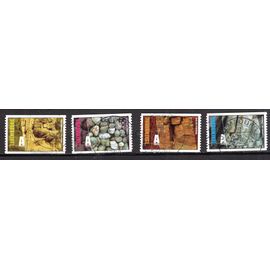 Luxembourg 2005 Serie Geologie Les Couleurs Du Luxembourg Yvert N° 1637-40 Oblitere