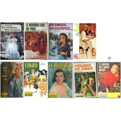 Lot De 9 Romans Différents Des Editions Mondiales (1954 À 1982) -Souvent Traduits De L'anglais- État Bon À Correct