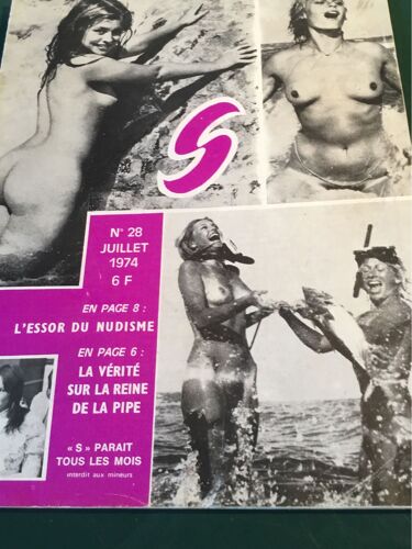 Magazine S N° 28 Nudisme Linda Lovelace Pa Gerry Damiano 