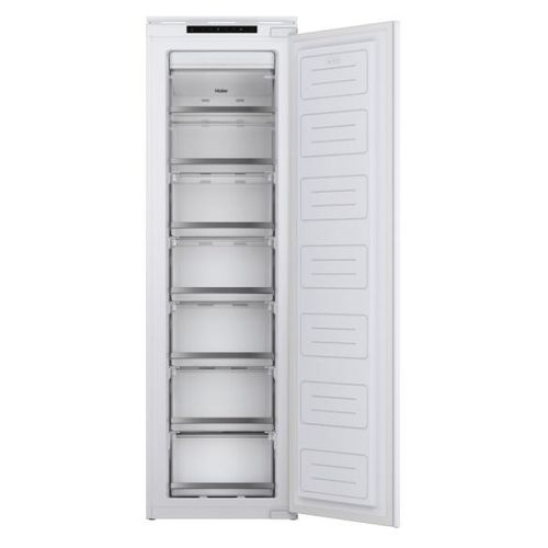 Congélateur vertical 1 porte Congélateur UP 55 Série 6 - Haier HAUN518EW - Classe E - Total no frost (sans givre) - Encastrable - 200L - Blanc