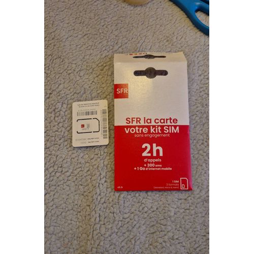 Sfr La Carte Votre Kit Sim