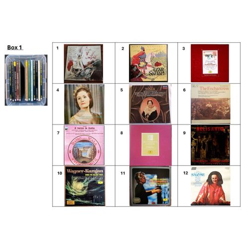 Collection Exceptionnelle De 144 Coffrets D’Opéras – 439 Disques Vinyles 33t – Années 1950 À 1980