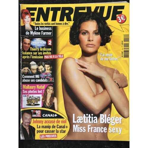 Entrevue 152 Mai 2005 Laetitia Bléger Mallaury Nataf Mylène Farmer Son Business Thierry Ardisson Nouvelle Star