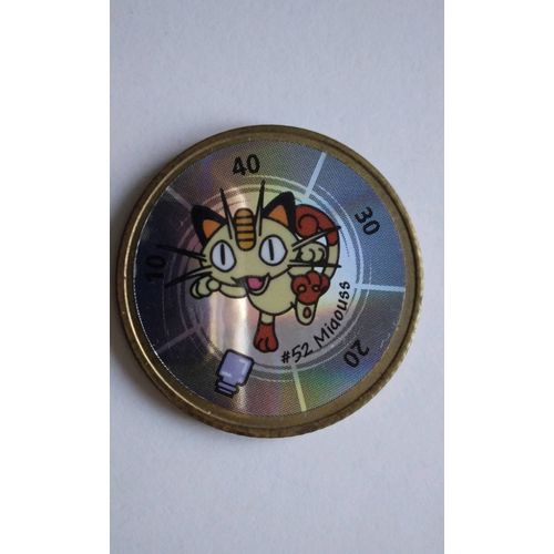 1999 Pokémon Pièce Battling Coin Miaouss