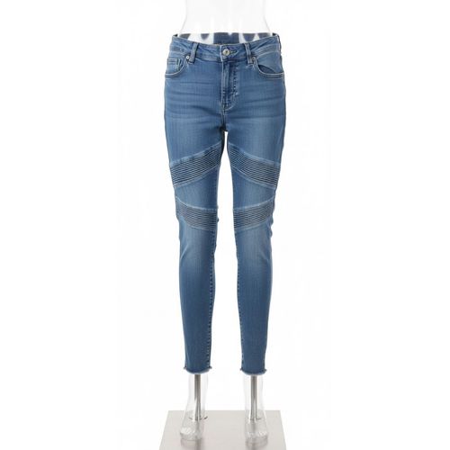 Jean Skinny Bleu Détails Matelassés - Zara - Taille 36