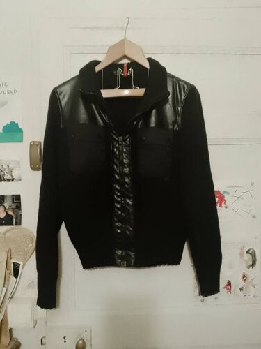 Blouson Noir M B.S.L. Industry.