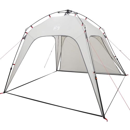 Vidaxl Tente Instantanée Avec Stockage Gris 260 X 260 X 185 Cm Acier