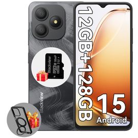 Smartphone Blackview WAVE 9C 6.56" 12Go+128Go Téléphone Portable 4G - Noir