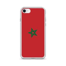 Coque de téléphone - PIXELFORMA - Drapeau du Maroc - Compatible iPhone 6 Plus - Souple - Antichoc - Silicone